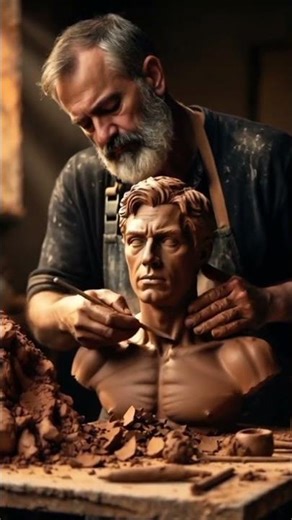 Man Clay Art Transformation | Amazing 3D Sculpting Reveal#ManClayArt #SatisfyingSculpting#shorts