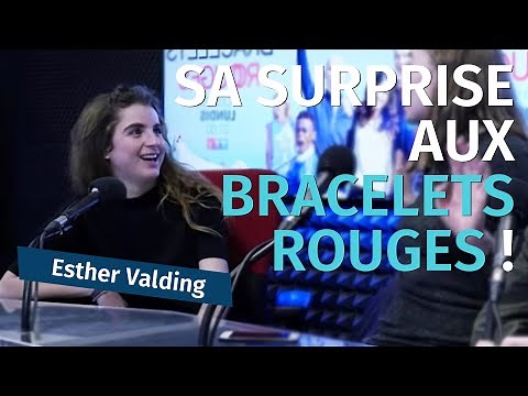 La surprise d'Esther Valding à l'équipe des Bracelets Rouges !