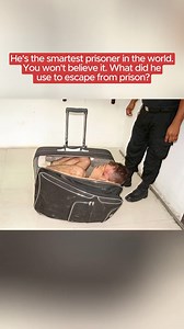He's the smartest prisoner in the world. You won't believe it. What did he use to escape from prison? #truestory #BreakingNews #foryou #usa @topfans True life cases | True life cases