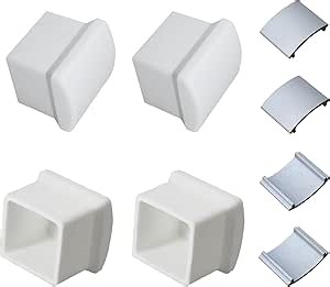 8 Pcs AC36-2 Ladder Stabilizer Rubber End Caps, Compatible with Werner Standoff/Stabilizer AC78 & AC76, with Metal Insert, Extension Ladder Stabilizer, Ladder Leveler Pads for Werner Ladder Bumpers