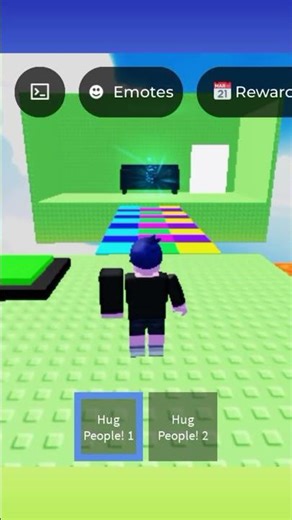 Roblox hug and throw #ytshorts #shorts