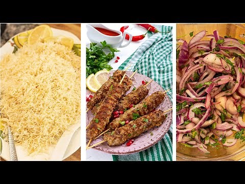 Greek Kebab with Pilaf & more: Dinner in 60 Minutes!