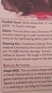 Why Succubi Are The Most DANGEROUS Monster #dnd #dungeonsanddragons