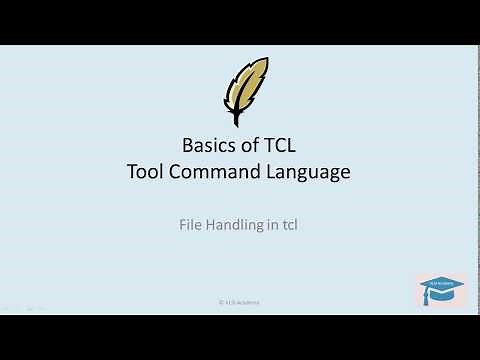 TCL lecture13 : TCL File Handling : File Read and Write in TCL - Part 2
