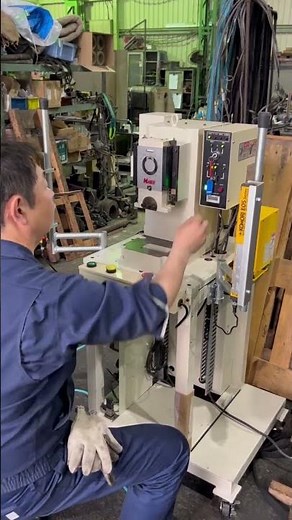 マテックス製卓上プレス試運転の動画 #automobile #平面研磨 #プレス