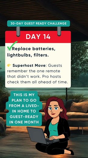30 Day Guest Ready Challenge | Day 14 Replace Batteries and Bulbs