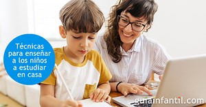Técnicas para enseñar a los niños a estudiar en casa tras la escuela