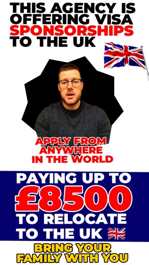 Move to the UK with a job offer for free! Step by Step guide on how to apply. Your journey to UK PR #ukvisasponsorship #jobseekers #travellife #vacancies #reelsfb | The Lunch Club