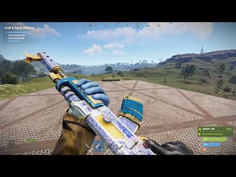 Rust - Porcelain Assault Rifle Showcase