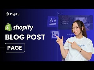 Shopify PageFly Blog Tutorial | How to Create Blog Post Page in PageFly (Legacy Editor)