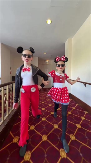 Nothing can stop these two from killing it on that stage this weekend! #dancecompetition #mickeymouse #minniemouse