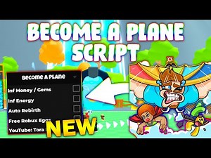 *NEW* Become a Plane and Fly Script (PASTEBIN 2024) (INF MONEY/GEMS , AUTO REBIRTH ,FREE ROBUX EGGS)