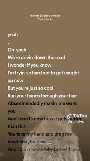 Fearless (Taylor’s Version) Lirik Lagu dan Full Lyrics