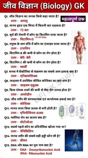 Biology GK || Biology MCQ Question || SSC and Compititive exams || #gk #biology #ssc