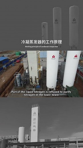 Shenger Gas, working principle of condenser evaporator. #cryogenic #evaporator