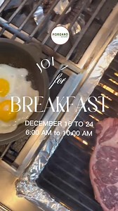 𝙒𝙚’𝙧𝙚 𝙤𝙥𝙚𝙣𝙞𝙣𝙜 𝙤𝙪𝙧 𝙙𝙤𝙤𝙧𝙨 𝙛𝙤𝙧 𝙗𝙧𝙚𝙖𝙠𝙛𝙖𝙨𝙩 𝙛𝙧𝙤𝙢 𝘿𝙚𝙘𝙚𝙢𝙗𝙚𝙧 16 𝙩𝙤 24! ☀️🍳 Fresh plates, cozy mornings, and a good reason to start your day with us. See you bright and early at Morgano 🤍 📍 Near Pink Sisters Church & SVD Farm 🕰️ Open Tuesday to Sunday 🐾 Pet friendly | 🌿 Al Fresco Dining #morganorestaurant #morganotagaytay #tagaytay #breakfast #holidayvibes | Morgano Restaurant