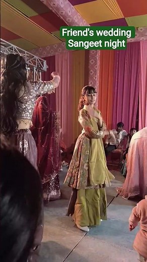 My Dance at Friend's Sangeet / Divya Saran / Which is the best song for sangeet? #shorts