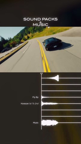 R E G I M E ® | Sound design elements and car sounds from our sound pack 🎧🎁 Combine these elements with car sounds like accelerating and downshifting, and... | Instagram