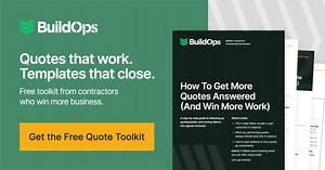 Still using guesswork to follow up on quotes? Get the proven system top contractors use to close faster and win more. | BuildOps