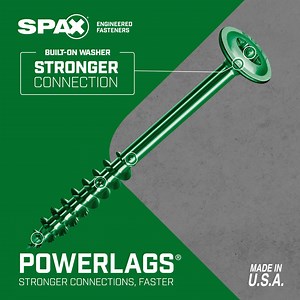 1.6K views · 1.2K reactions | SPAX® PowerLags® are engineered to replace bulky lag screws with zero pre-drilling, helping you shave hours off your deck project, even in treated lumber. | Menards | Facebook