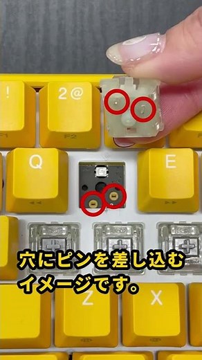 【新機能解説！】ゲーミングキーボード「Ducky One 3」のホットスワップのやり方 #Shorts