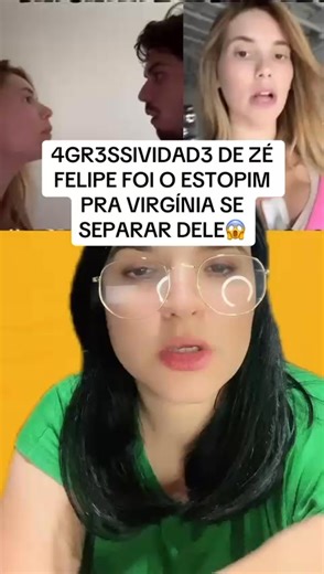 20K views · 483 reactions | Zé Felipe b3bia e se TRANSFORMAVA em um m8nstr8 e Virgínia cansou disso | Ômega News | Facebook