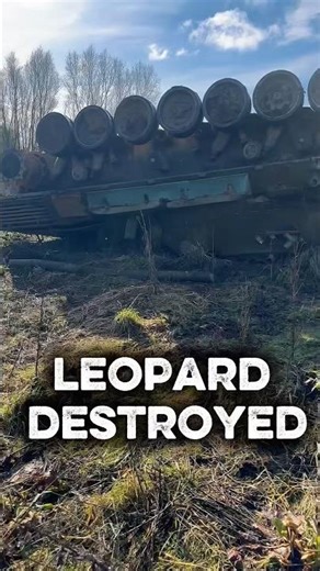 😳 Warum liegt dieser Leopard-Panzer auf dem Kopf?! #history #military #panzer