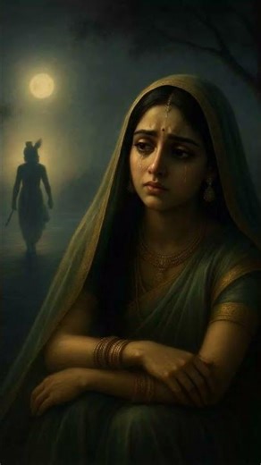 sari duniya soye nind mujhe na aaye radha krishna sad moment reel status