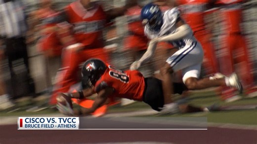 TVCC football rallies from halftime deficit to beat Cisco 21-16