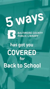 1.8K views | Struggling with math? Need help with that research paper? Want a quiet place to actually focus?  Baltimore County Public Library gets it. We've got live tutors ready to help, databases packed with reliable sources, and study rooms you can reserve for FREE. Your student ID is already your library card—just walk in and start winning at school. This September, discover how the library can be your academic game-changer! | Baltimore County Public Library | Facebook