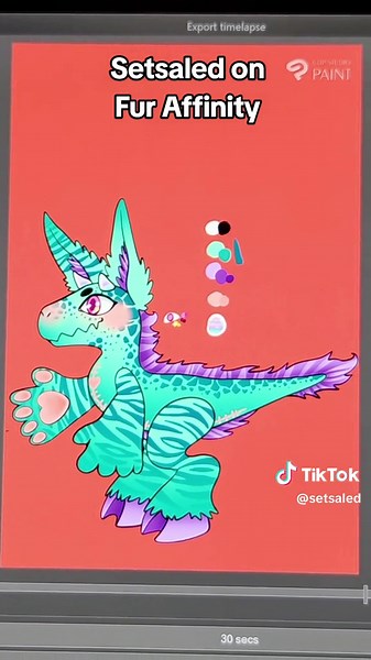 ill be at gateway fur meet in march! linktr.ee/setsaled #commissionsopen #furryartist #allosaurus #dino #dinosaur #okapi #fursona #furry #furaffinity #setsaled #wip #refsheet #gatewayfurmeet