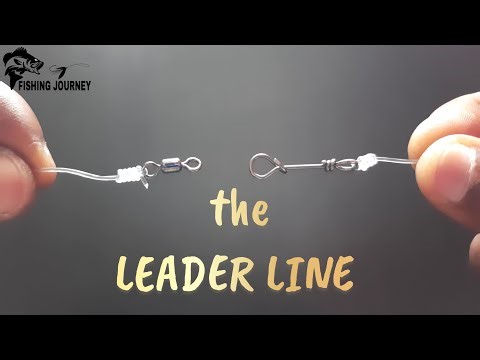 How To Tie A Monofilament Leader Line Fishing Knot
