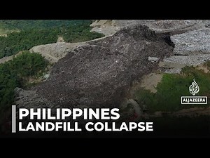 Philippines landfill collapse: Rescue workers race to find dozens still missing