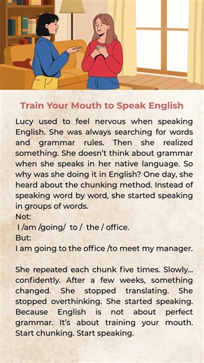 YOU CAN SPEAK ENGLISH | CHUNKING METHOD