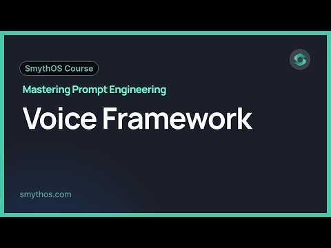 Master Prompt Engineering : Voice Framework - Part 10
