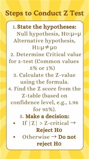 How to conduct Z test❓#netjrf #phd#ztest#research