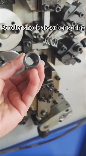 Custom stroller suspension springs / shock absorber springs (OEM). Suitable for baby stroller, pram, pushchair, kids stroller — stable load & high elasticity. 📩 For quick quotation, send: wire diameter spring OD/Free length load requirement drawing/photo 🌐 yfspringmachine.com | ✉️ mikespringmachine@gmail.com#springmachine #spring #yinfeng