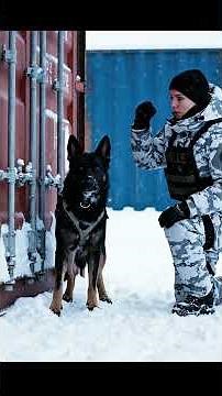 Blizzard Level 10 on the Aircraft Carrier – K9s Still on Duty