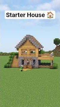 Easy Starter House in MINECRAFT 🏠✨