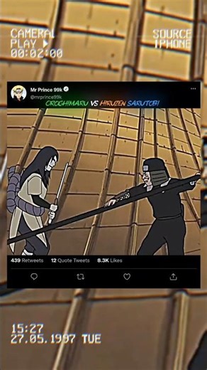 OroChimaru vs HiruZen SaruTobi #naruto #anime #shorts