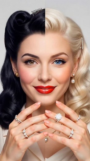 From 40s to 70s — Side-by-Side Glam Evolution 💄⁠ ⁠ Step into four iconic eras of beauty — from the soft sophistication of the 1940s to the classic pin-up charm of the 50s, the bold mod glamour of the 60s, and the colorful, free-spirited style of the 70s.⁠ This side-by-side transformation brings each decade to life through its signature makeup, mood, and attitude.⁠ A nostalgic trip through beauty history — one look at a time. ✨💋⁠ ⁠ #VintageMemories66 #DecadeMakeup #RetroBeauty #MakeupHistory #N