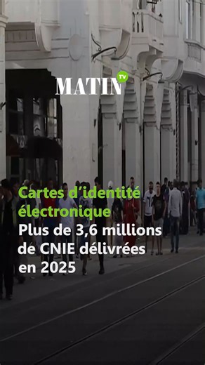 La Direction générale de la sûreté nationale (DGSN) a poursuivi, en 2025, le déploiement à grande échelle de la carte nationale d’identité électronique de nouvelle génération. Selon le rapport annuel de l’institution, 3.685.964 CNIE ont été produites au cours de l’année, confirmant la montée en puissance de ce document devenu central dans l’accès aux services administratifs et numériques. #DGSN #CNIE #IdentitéNumérique #CarteNationale #Administration #ServicesPublics #TransformationDigitale #Mar
