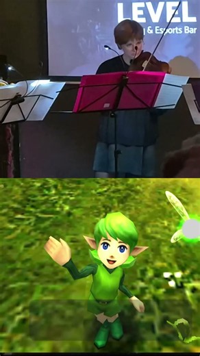 Zelda Music Live - Kokiri Forest #zelda #ocarinaoftime #violin #nintendo #n64 #switch #music #gaming
