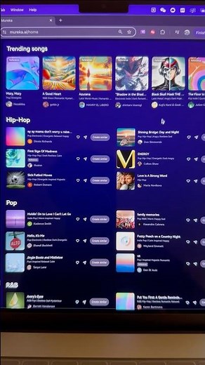 Simply input a song title to create your own music #music #song #productivity