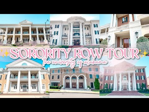 Sorority Row Tour at The University of Alabama! | ALL The Houses on The Row | Lauren Norris
