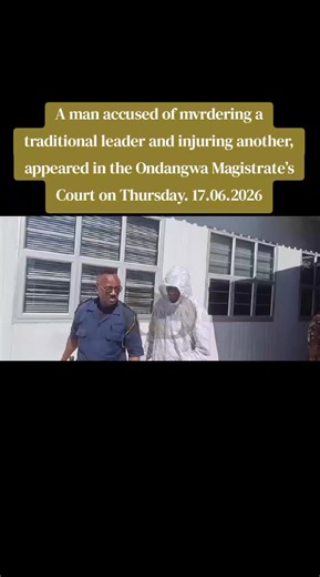 Johannes is accused of fatally sh00ting Onelago Village headman, Sem Nepando, and injuring Iikokola headman, I-Ben Nashandi, in January 2026. The accused, Sinskus Johannes, appeared before Magistrate Nelao Ya France, who postponed the case to 20 October 2026 for further investigation. State prosecutor, Christa Nauises, opposed granting bail to the accused, due to the seriousness of the charges, public interest and the state's fear that he might interfere with ongoing investigations. Johannes wil