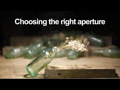 How to set an aperture for more creative control.