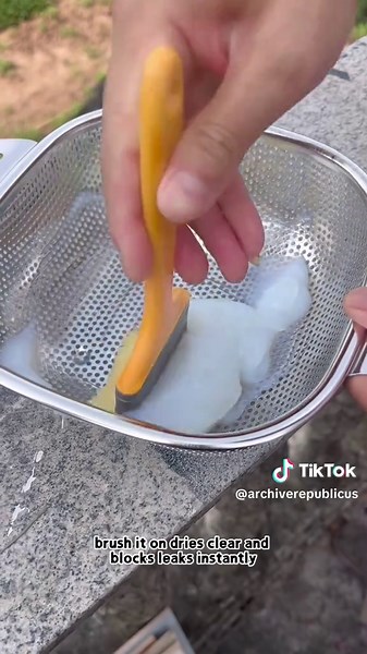 Invisible Waterproof Glue for Fast Leak Fixes