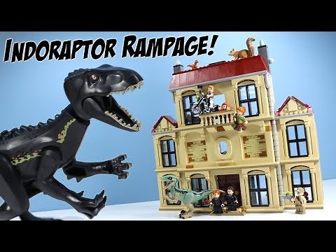 LEGO Jurassic World Fallen Kingdom Indoraptor Rampage at Lockwood Estate 2018