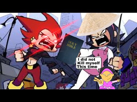 FNF rivals Catfight lyrics COMPLETE